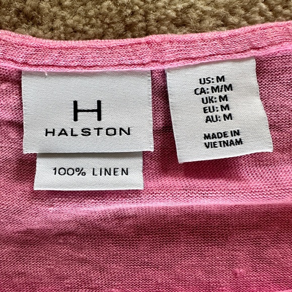 H by Halston linen T-shirt - Picture 2 of 4